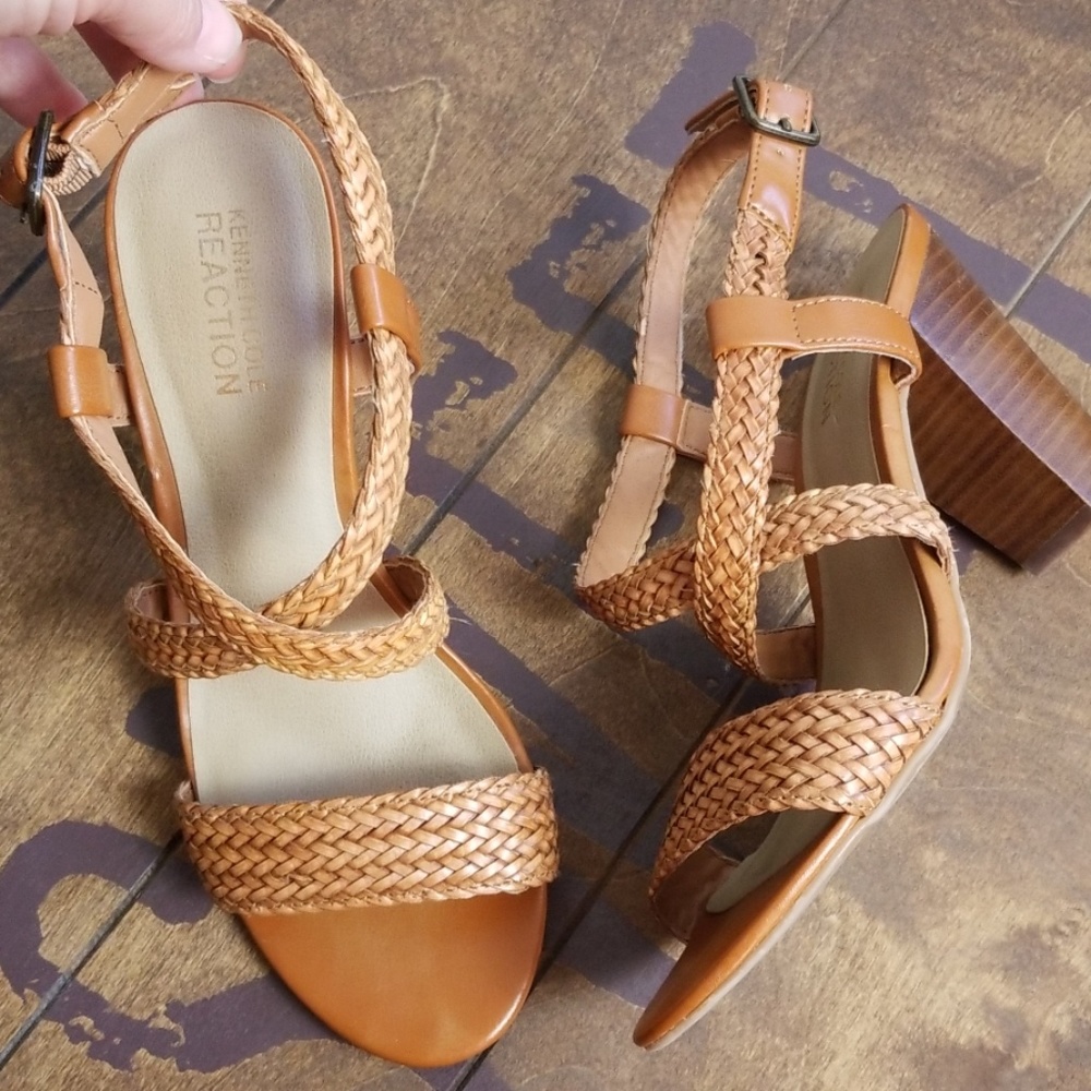 Kenneth Cole Reaction | Strappy Braided Sandal | 6
